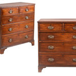 SOR27527 Комод из красного дерева с 2 и 3 ящиками ijlbrown  - Вид №7