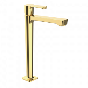 82540824 PREMIUM Polished золото Tall Умывальник смеситель Полированное Золото GRB MIXERS