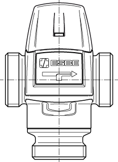 3162 10 00 VTA522Отводные клапаны » Esbe серии VTA320, VTA520  - Вид №1