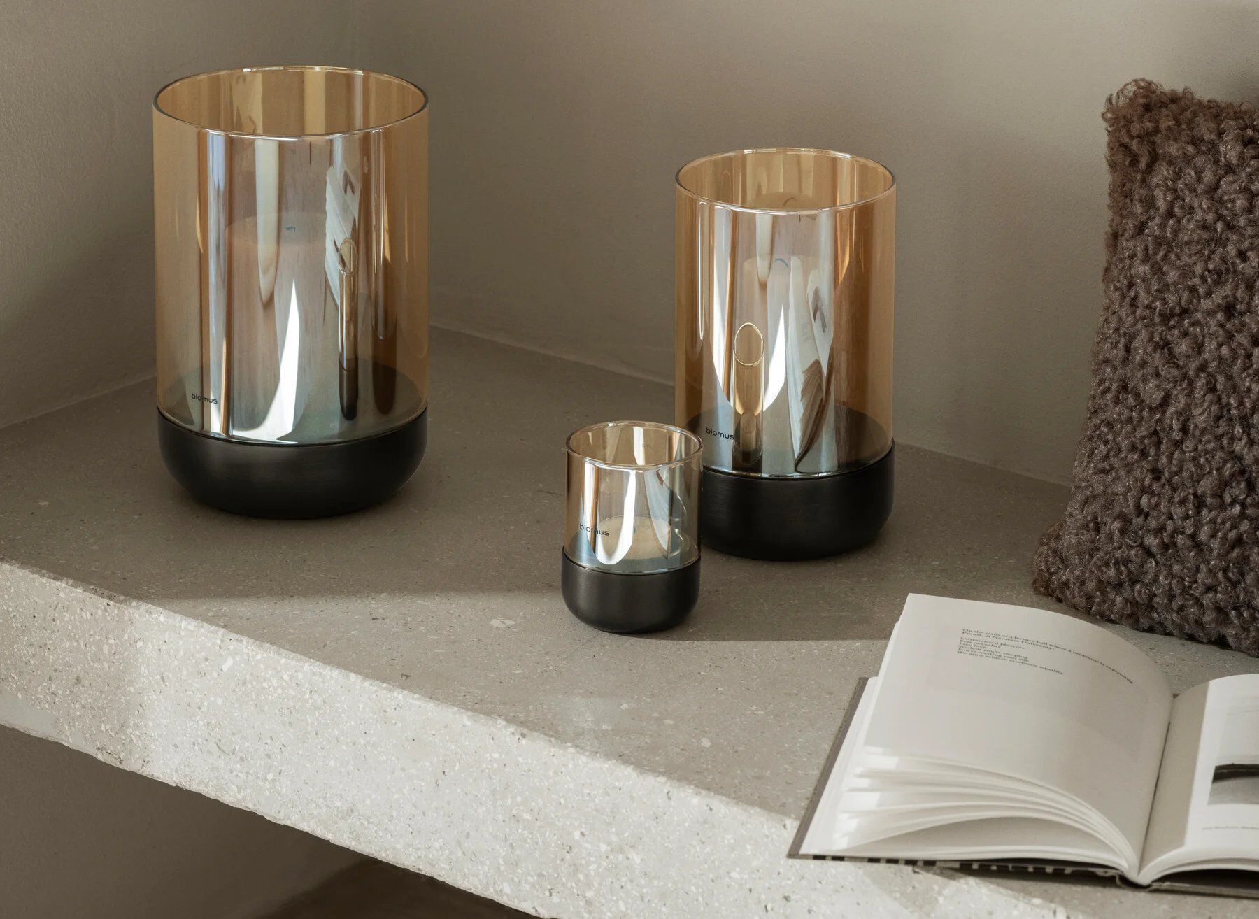 Стальные и стеклянные подсвечники blomus CALMA L ARCH-00084200 - Вид №16