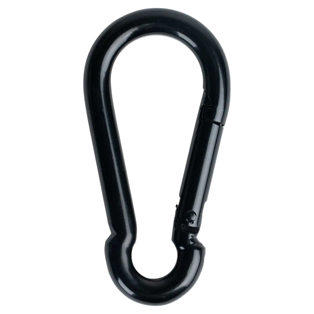 Карабин усиленный DIN 5299 10x100 мм цвет черный матовый Santreyd STLM-2131650 - Вид №1