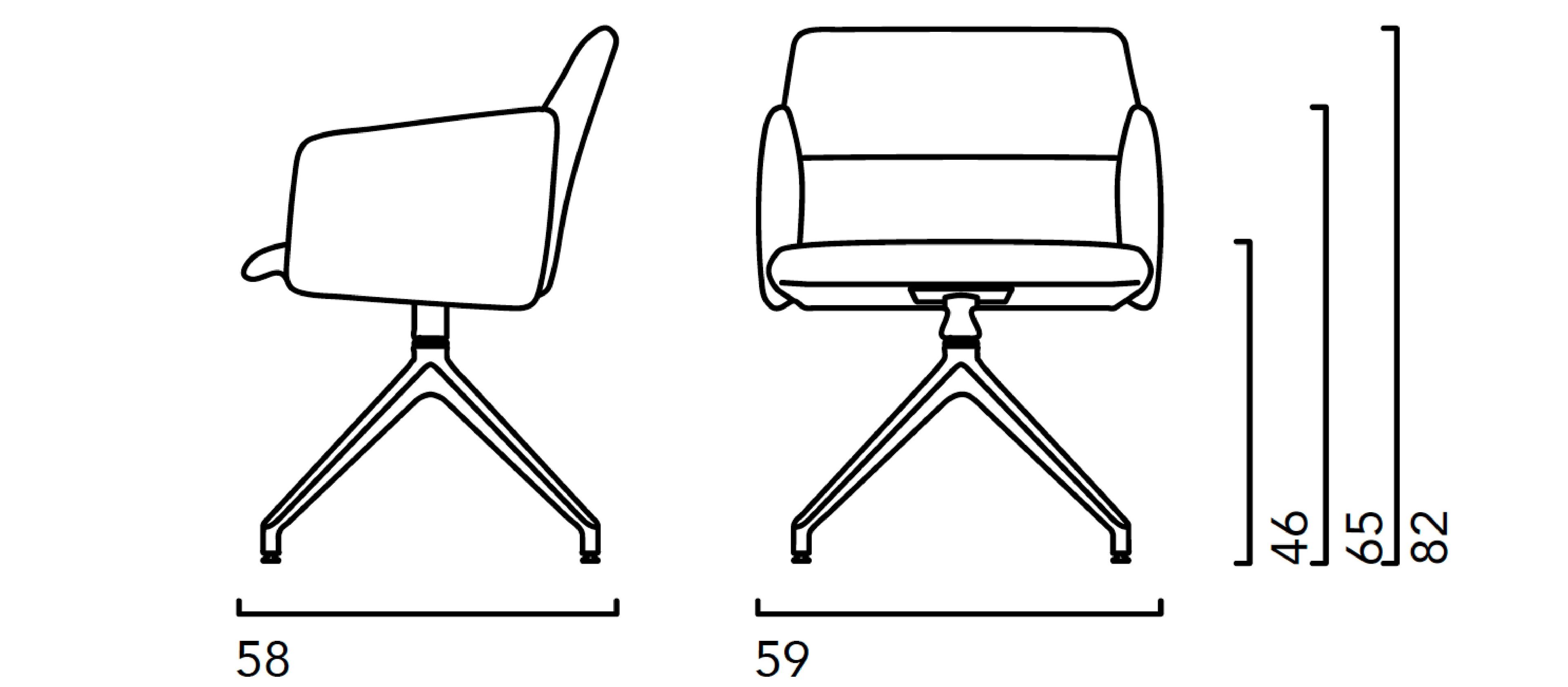 Мягкий операционный стул на насесте Crassevig ARCH-00036970 - Вид №2