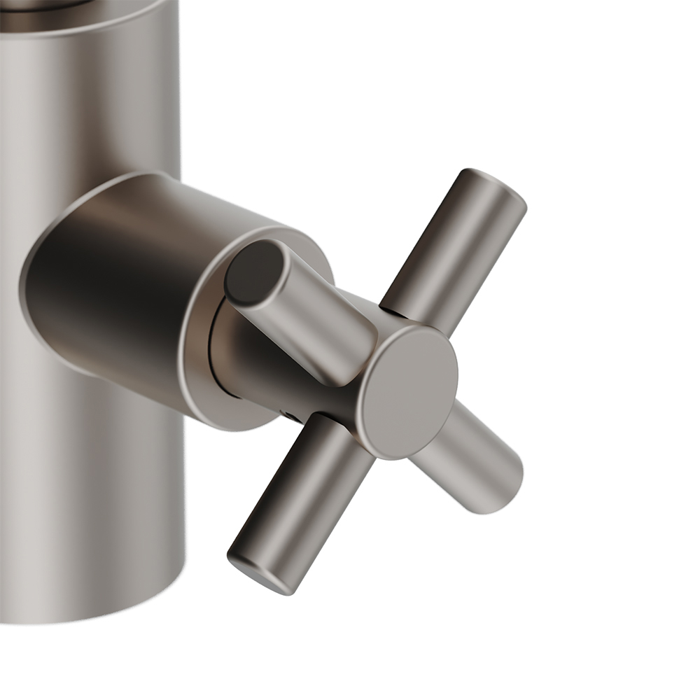 280210000 Nickel смеситель для умывальника Damixa Neo Classic  - Вид №5