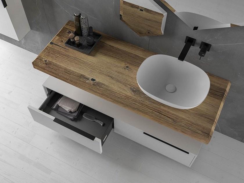 LEGNOBAGNO Тумба под умывальник подвесная со шкафом Life sun-id-1498073 - Вид №3