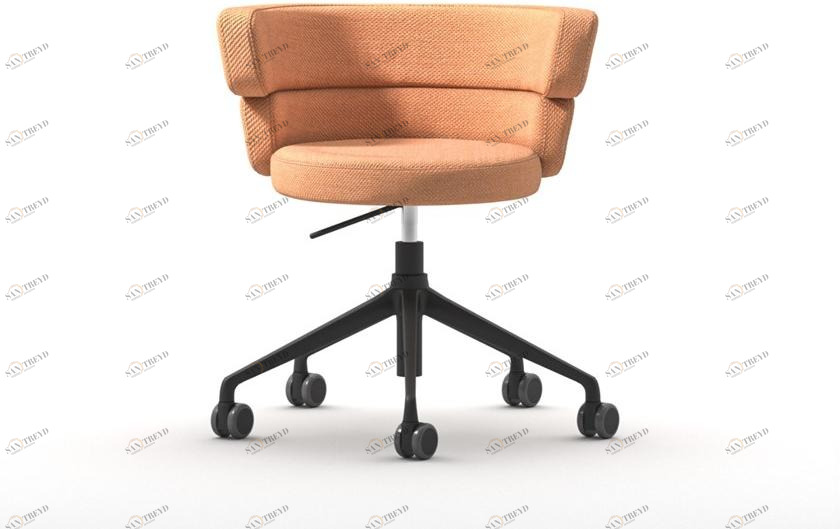 arrmet Стул из ткани на колесиках Dam 925