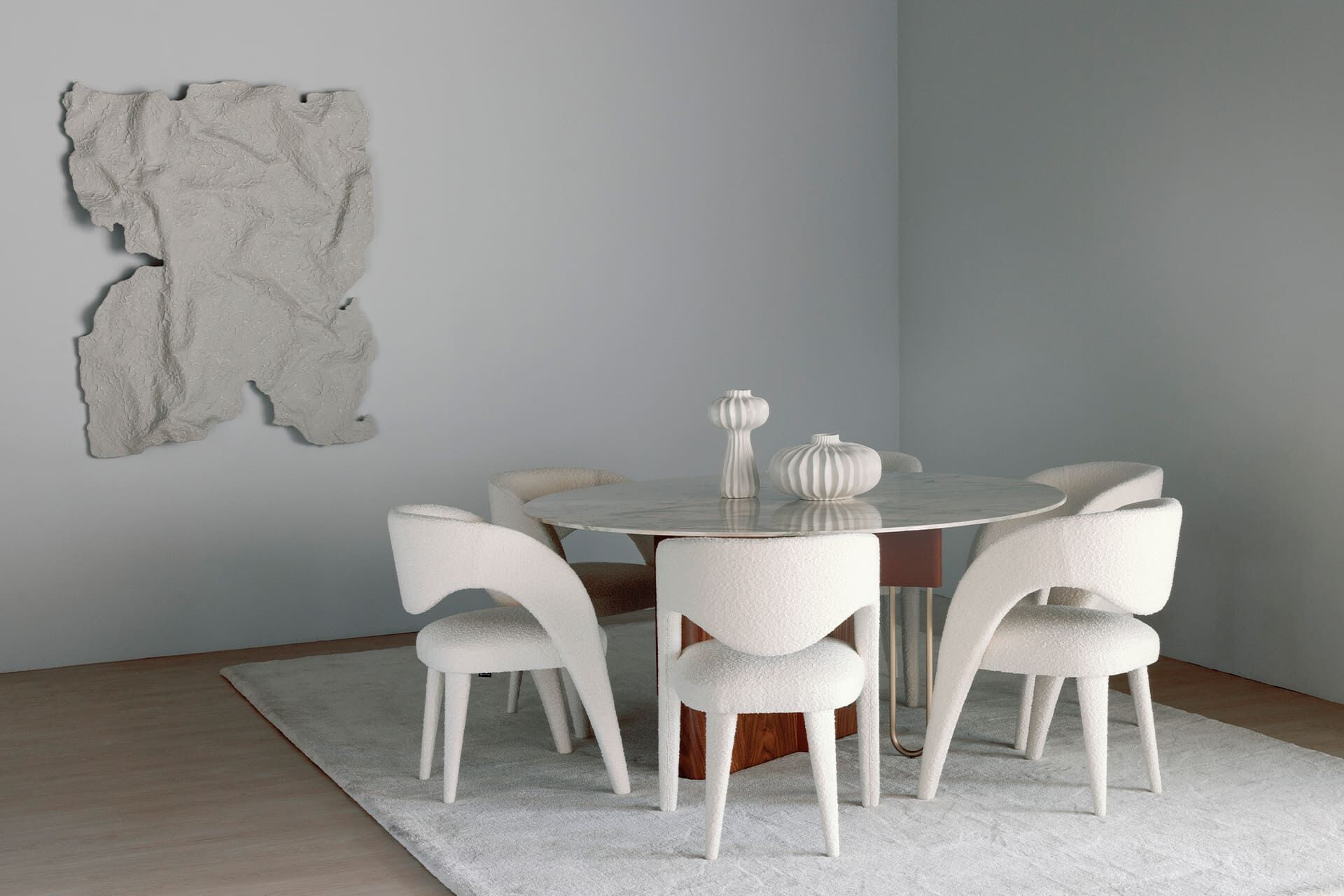 Бархатный стул с подлокотниками Greenapple Laurence ARCH-00052682 - Вид №2