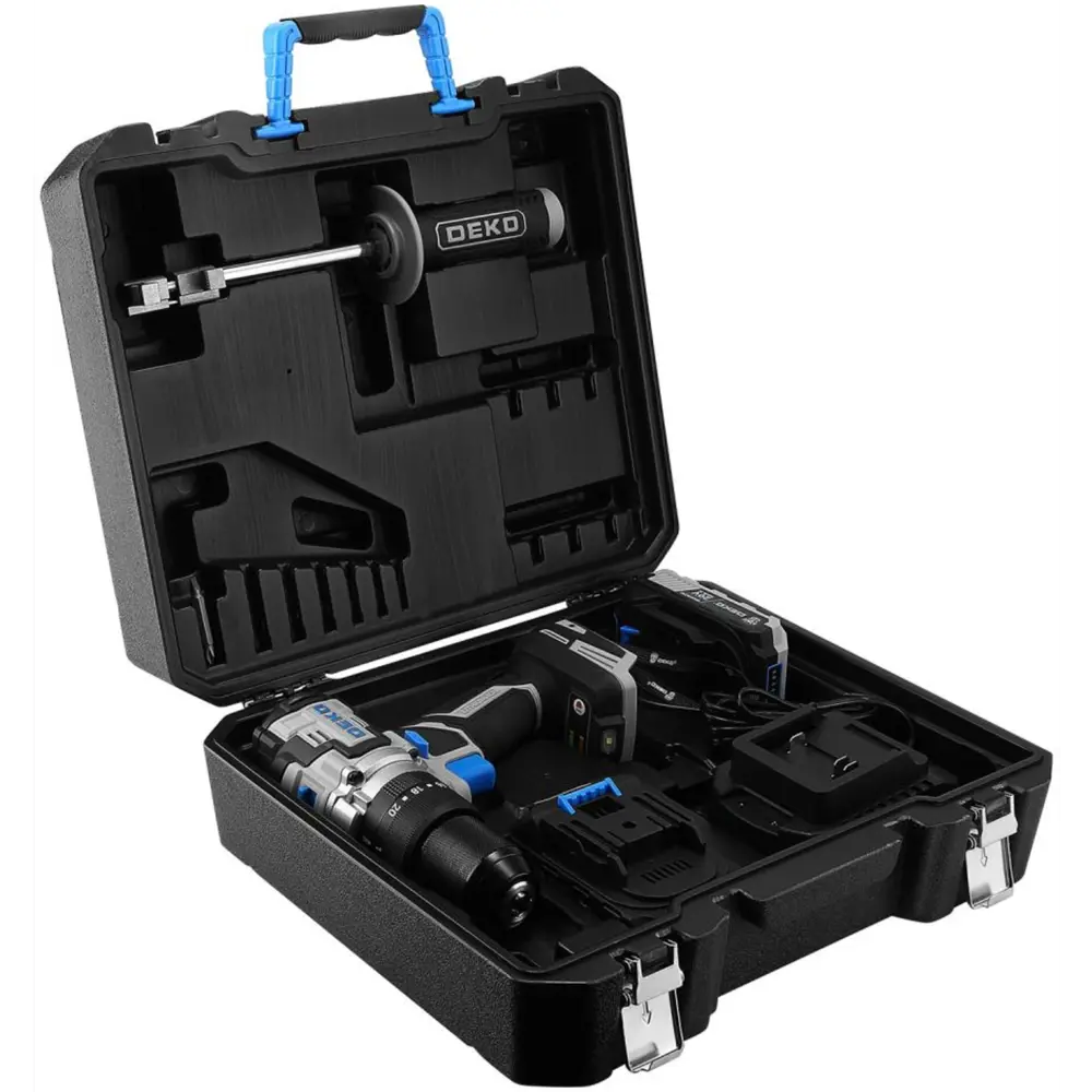 Аккумуляторная дрель-шуруповерт DEKO ZKCD20VPRO с бесщеточным двигателем 89384893 STLM-1358394 - Вид №3