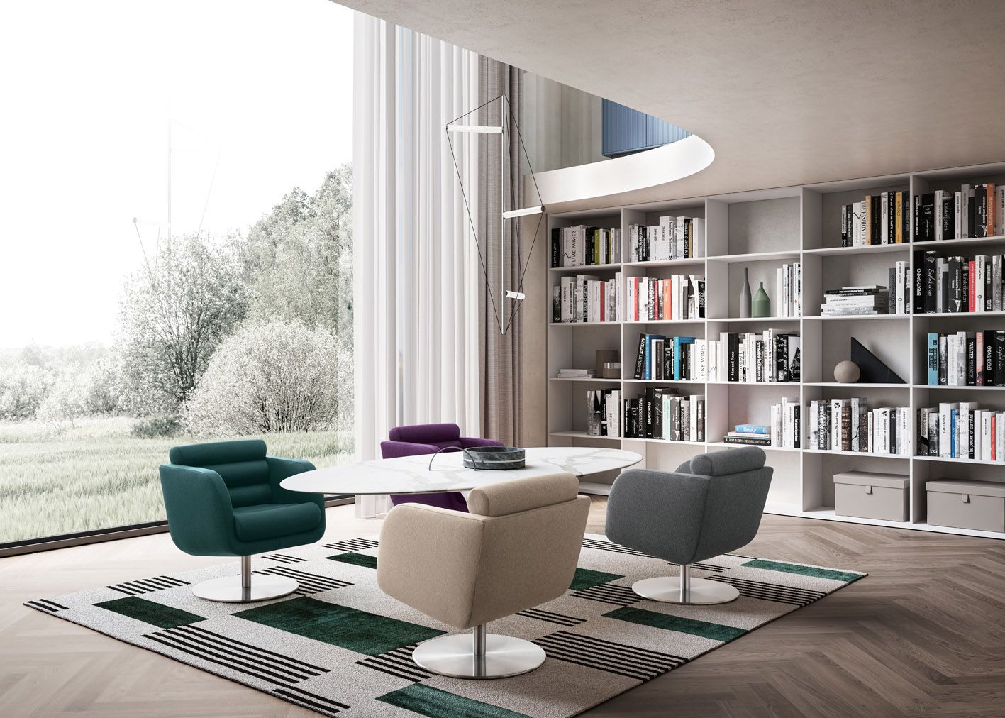 Тканевое кресло с подлокотниками Felis Softliving ARCH-00056620 - Вид №1