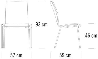 Thonet Стул с мягкой подкладкой S 160 sun-id-1354469 - Вид №2