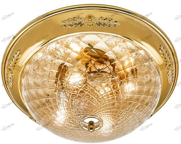 Possoni Illuminazione Потолочный светильник из чистого золота со стеклом Eloise 209/pl