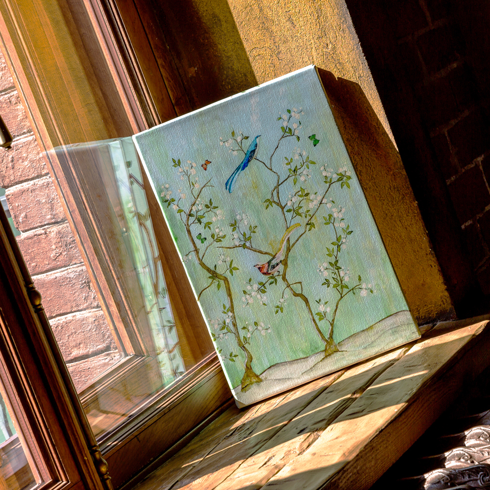 75080003 Картина «Шинуазри», версия 4 (холст, галерейная натяжка) Object Desire  - Вид №1