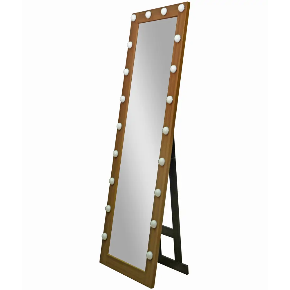 INSPIRE Тибет — гримерное зеркало с подсветкой 60×175 см в багете орех 86728472 STLM-0070989 - Вид №4