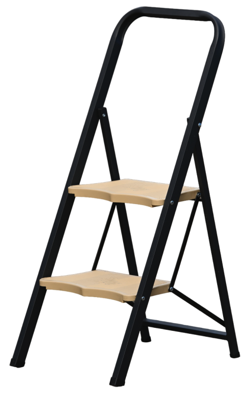 Стремянка c широкими пластиковыми ступенями MKP 802 ALUMET 