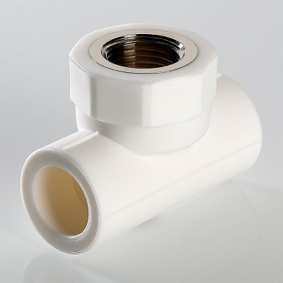 VTp.732.0.03204 Фитинг полипропиленовый – тройник с переходом на внутреннюю резьбу Valtec 32 мм х 1/2"  - Вид №7