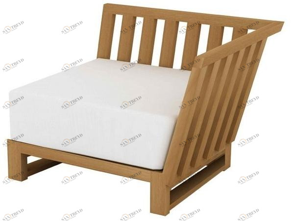 Host & Home Угловое садовое кресло из дерева Noon sun-id-1428285