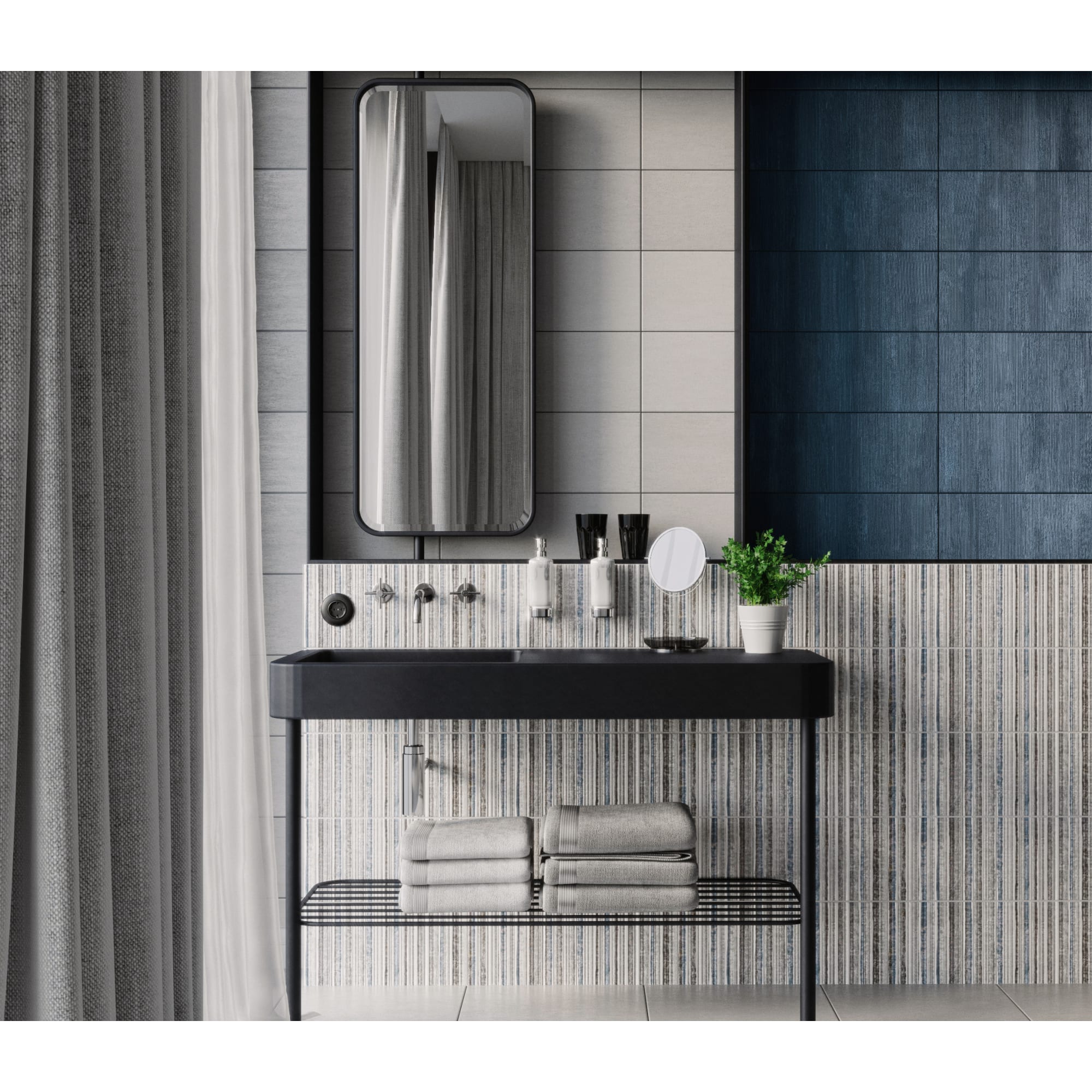 84789544 Декор настенный 20x50 разноцветный Mix&Live Santreyd  - Вид №5