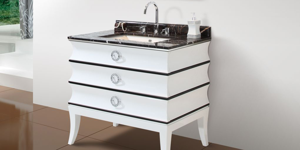 Комплект мебели для ванной LORETO (white) La Tezza Collection Santreyd  - Вид №1