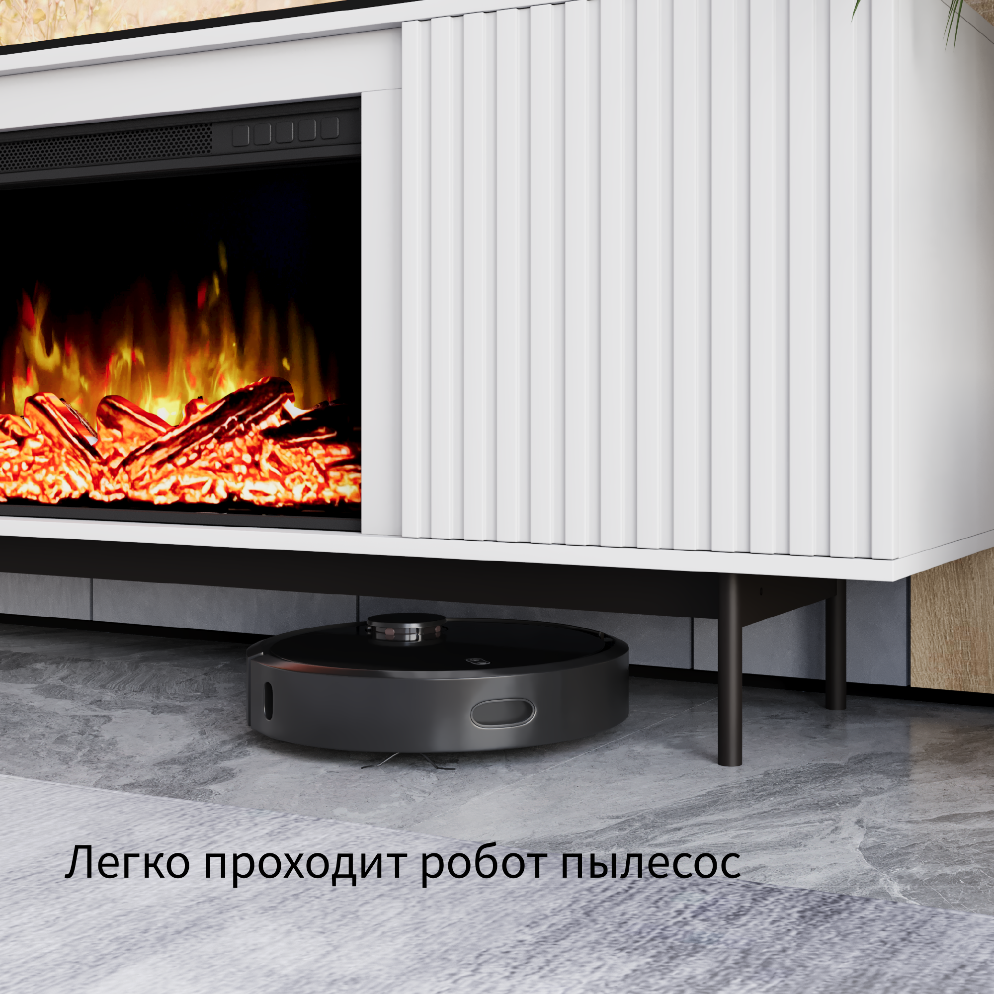 9163790 Каминокомплект Elekam Бристоль TV + Pulsar 23 STDN-0123243 - Вид №12