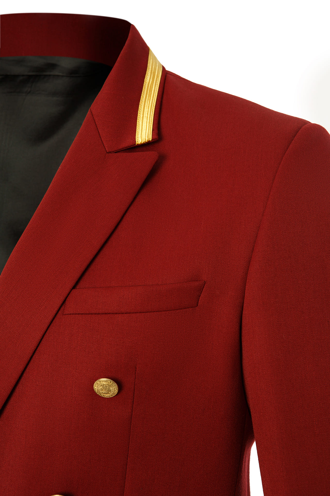 69780 Пиджак двубортный  Швейцар bordeaux El-Risto  Бренд "El-Risto" (Эль Ристо), каталог товаров размер 46/176  - Вид №2