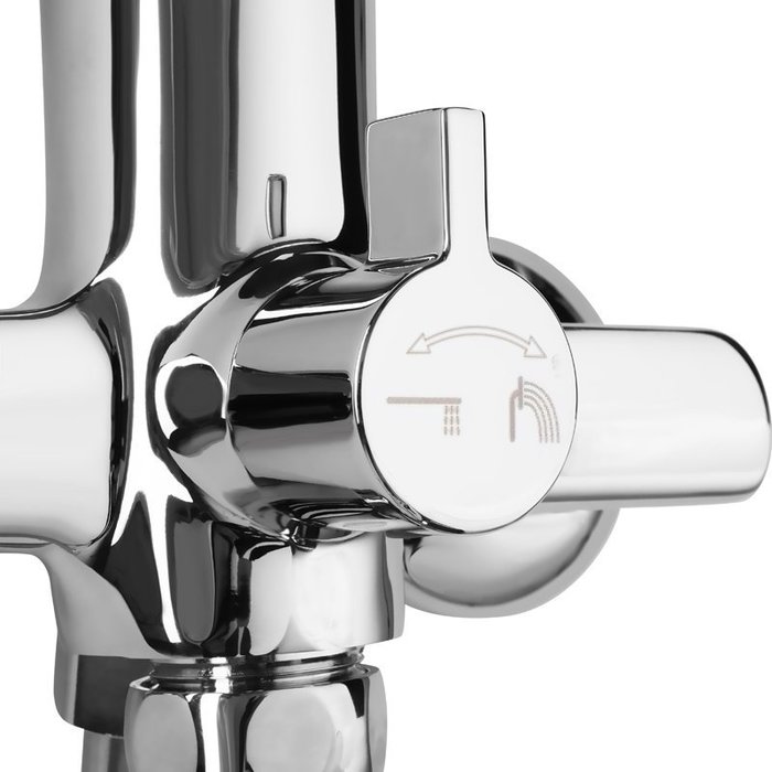 NELSB00M02 Milardo Nelson Смеситель для ванны с коротким изливом Nelson Россия - Вид №3