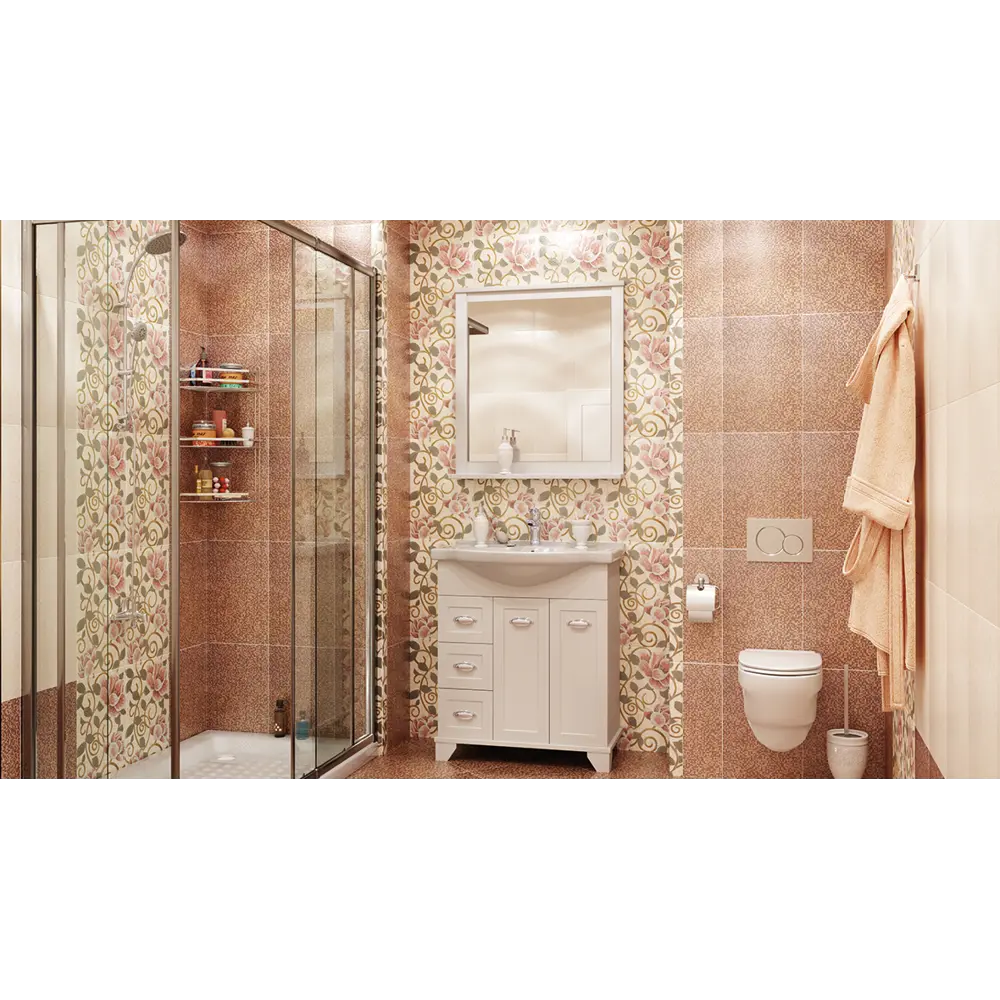Душевая ширма Sensea Nerea прямоугольная для поддона 80x120 см 18128141 STLM-2146360 Без серии - Вид №5