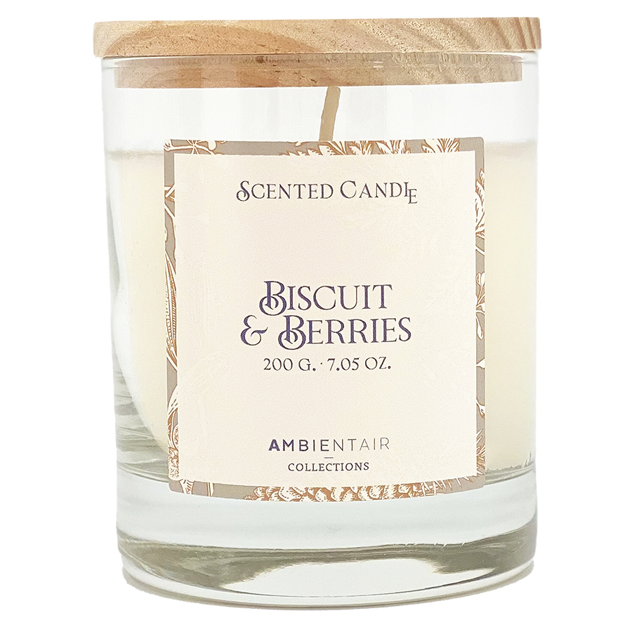 VV401GTTO Свеча ароматическая gifting, Печенье и ягоды, 40 ч Ambientair  - Вид №3