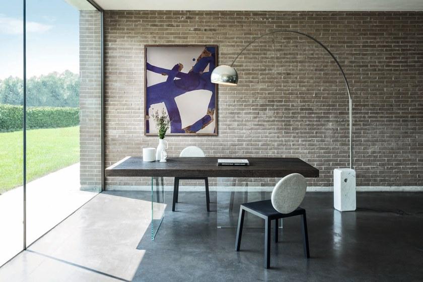 Lago Прямоугольный стол из дерева и стекла Air sun-id-1397964 - Вид №2