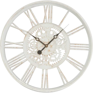 Часы настенные Dream River DMR круглые пластик цвет белый ø51.2 см
