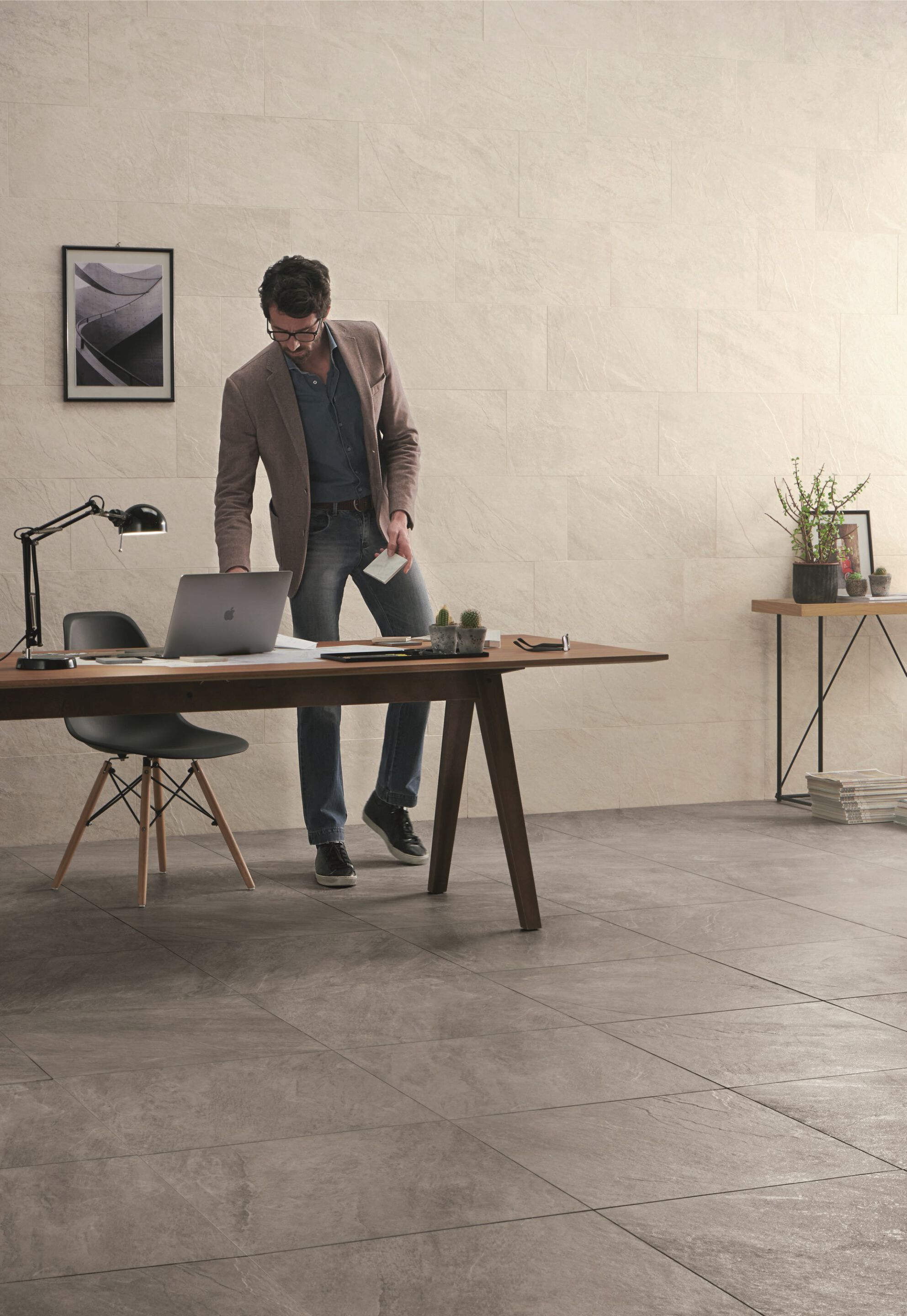 Пол / облицовка керамогранита с эффектом камня для внутреннего и наружного применения Ceramiche Caesar Quartz Essence ARCH-00102339 - Вид №4