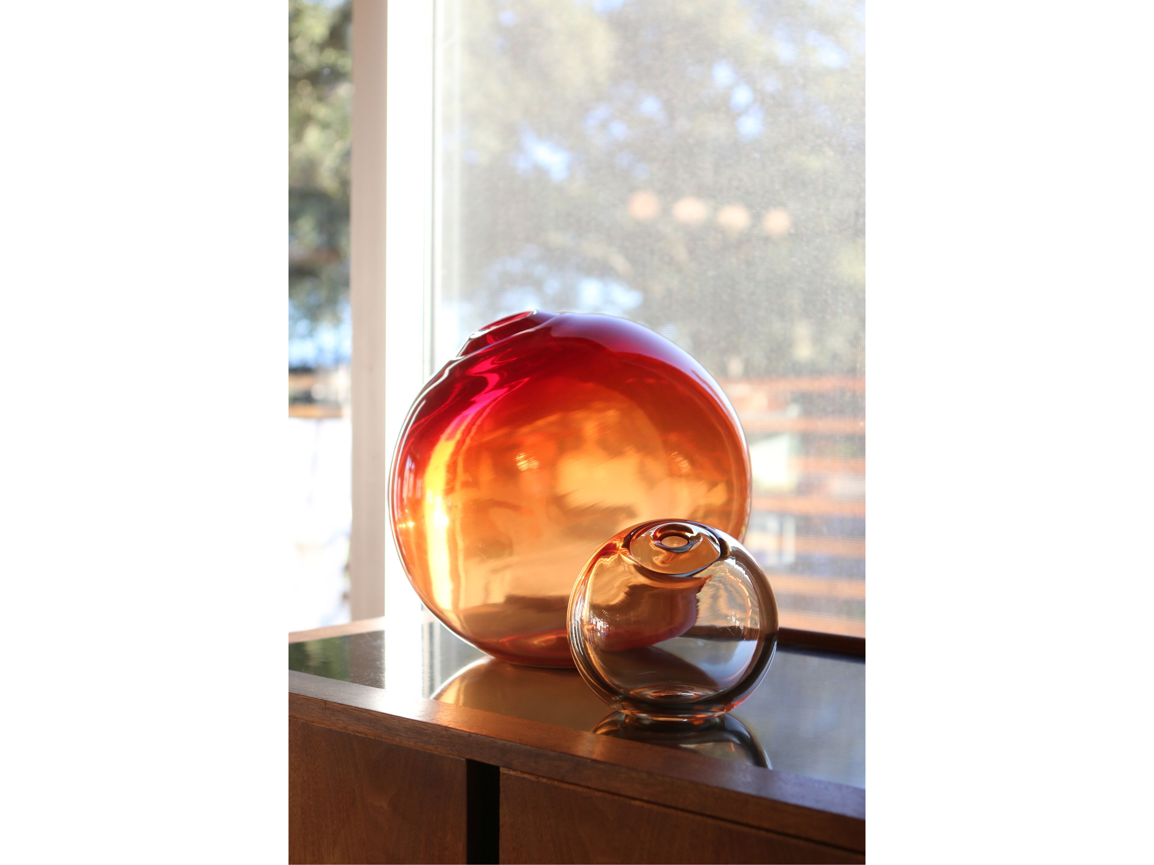 Ваза из дутого стекла SkLO поплавок ARCH-00124280 - Вид №1