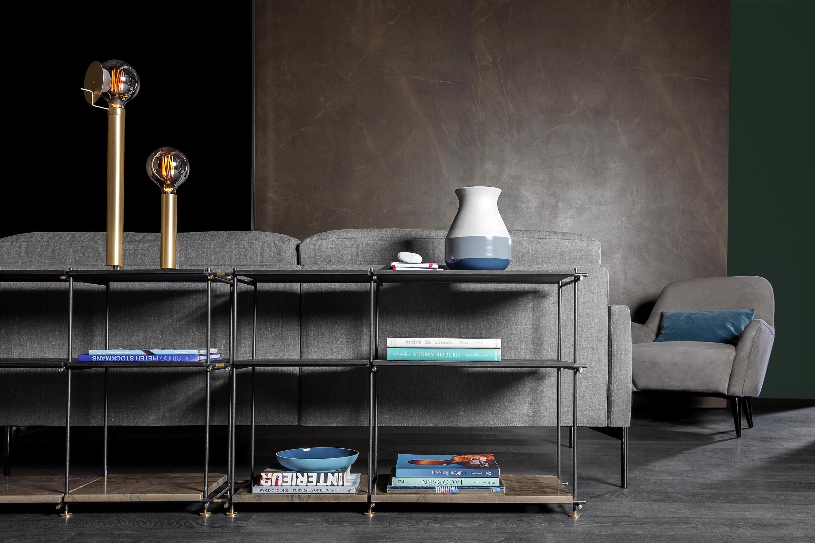 Секционный книжный шкаф из дуба Vibieffe E_spirit Book ARCH-00049793 - Вид №3