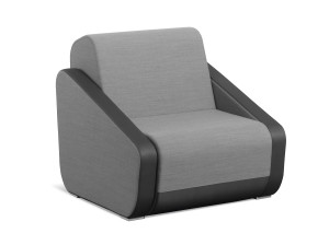 Тканевое кресло с подлокотниками