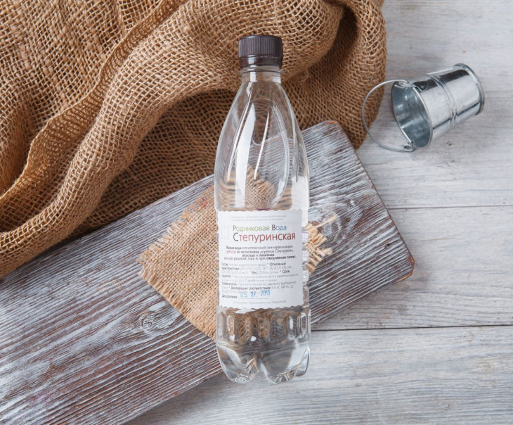 6725 Родниковая вода "Степуринская" 500 мл. Вкусляндия 