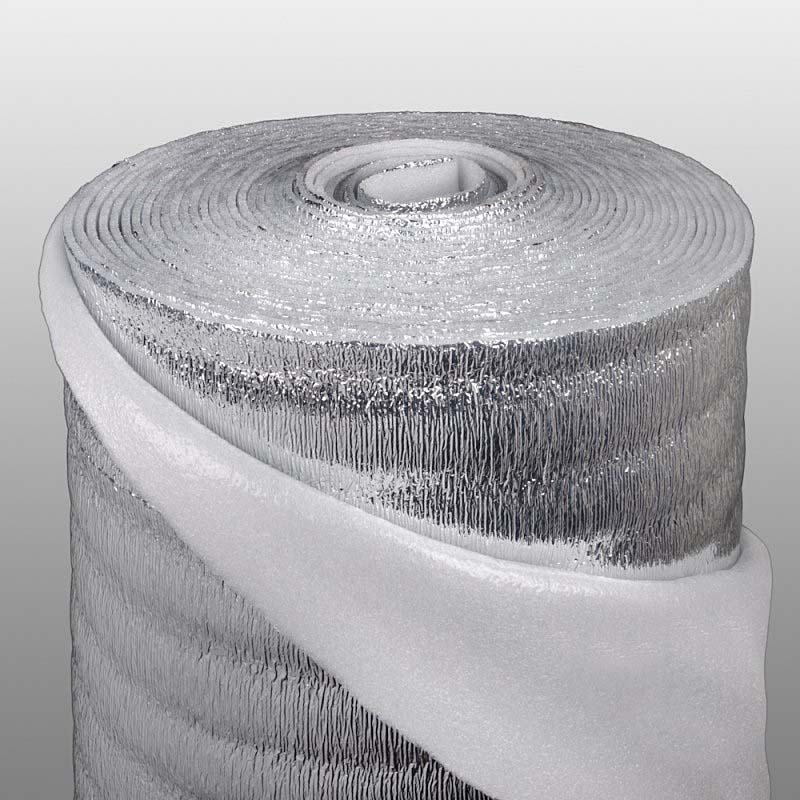 Рулон теплоизоляционный Energoflex Super AL с покрытием алюминиевой фольгой ROLS ISOMARKET 3мм х 1м х 30м EFXR03130SUAL - Вид №2