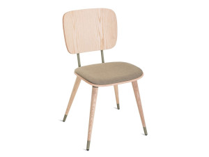 Стул из ясеня с мягким сиденьем