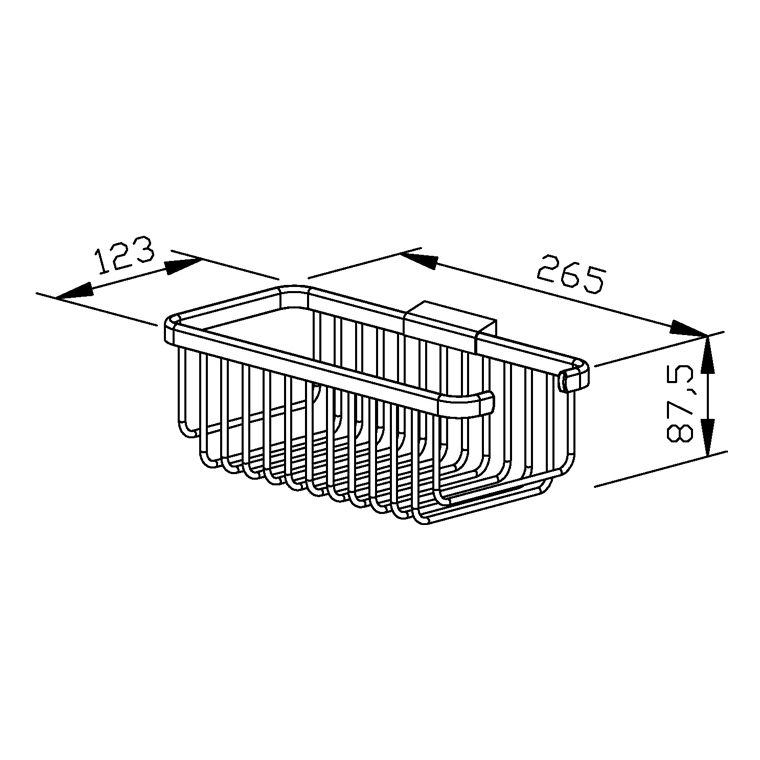 600270 Корзина прямая BA270 WAGNER_EWAR BARRIER-FREE LIVING Wagner Ewar  - Вид №1