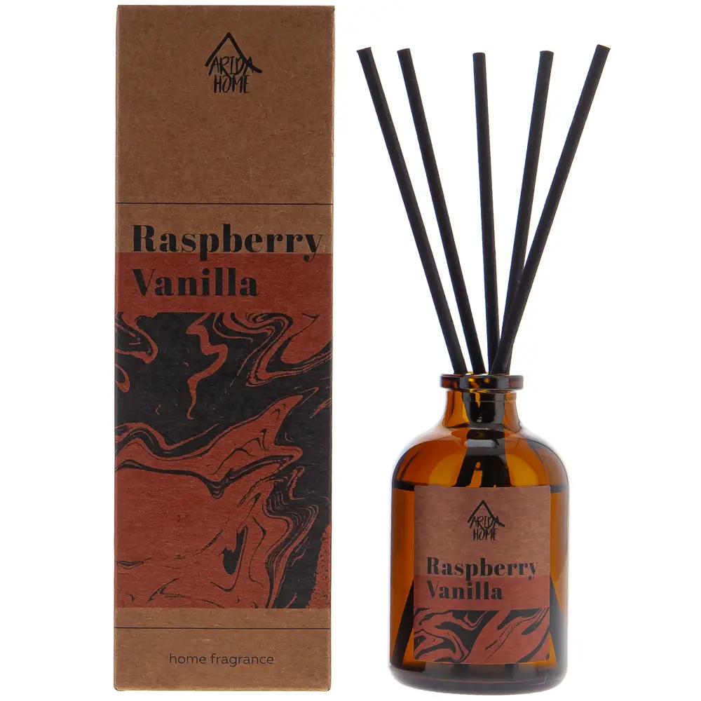 Аромадиффузор ARIDA HOME Малина-Ваниль с натуральными палочками 89026712 STLM-0820541