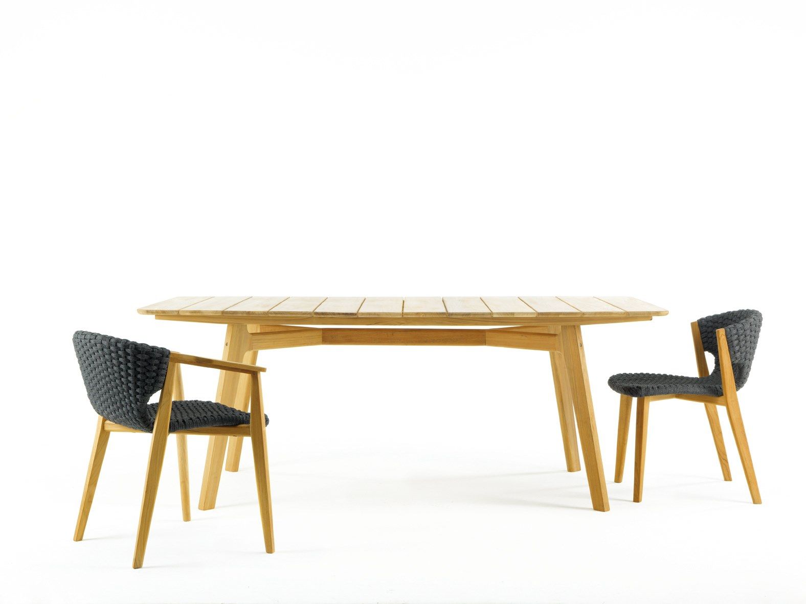 Синтетическая ткань сад стул с подлокотниками Ethimo Knit ARCH-00090954 - Вид №14