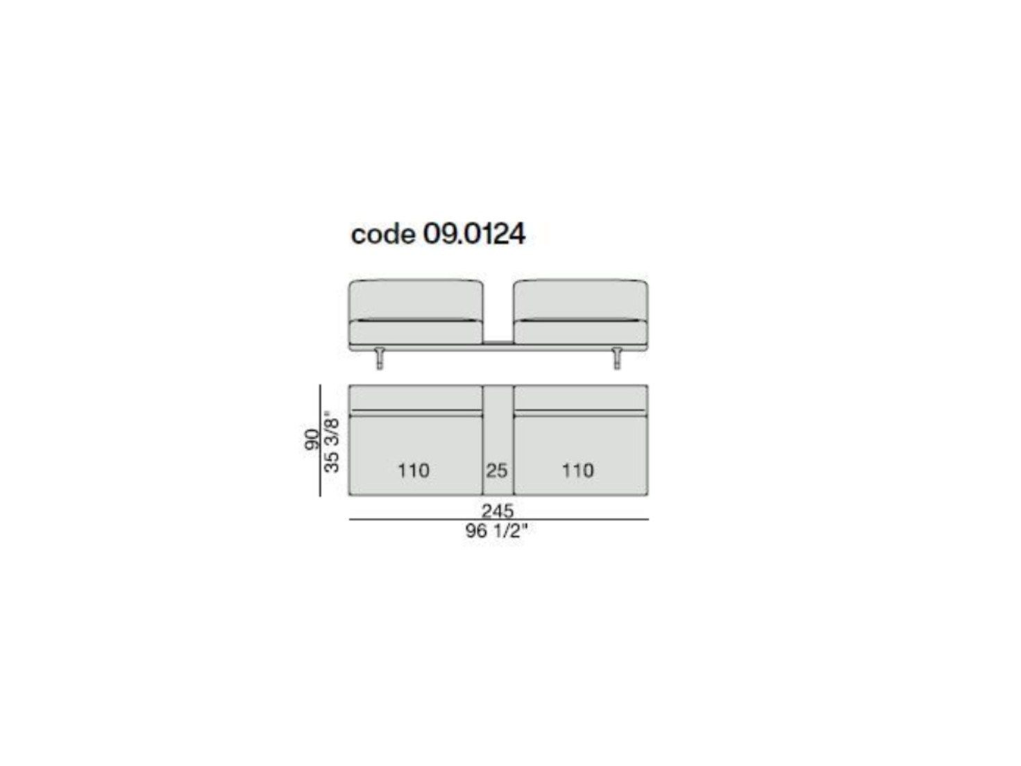 Тканевый диван с отсеком для хранения Porada Soul ARCH-00136846 - Вид №12