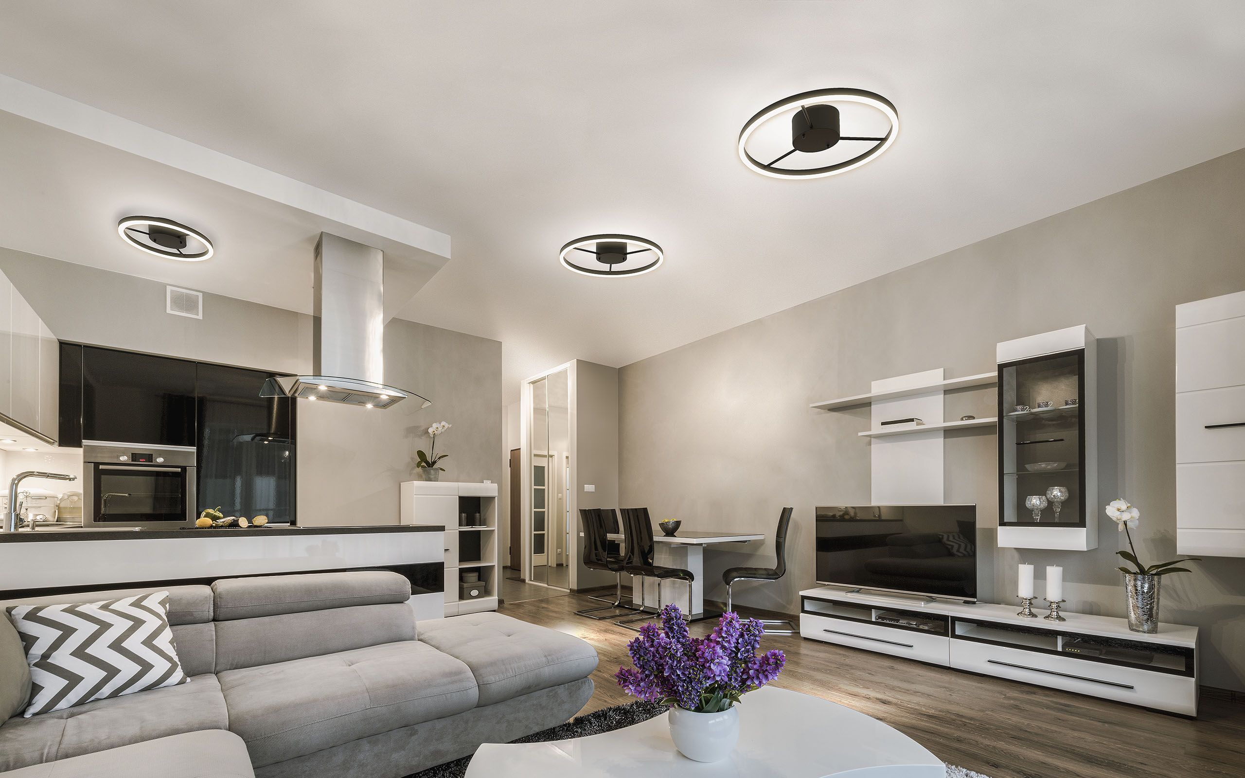 Металлический светодиодный потолочный светильник Valaisin Grönlund WHEELS ARCH-00077500 - Вид №31