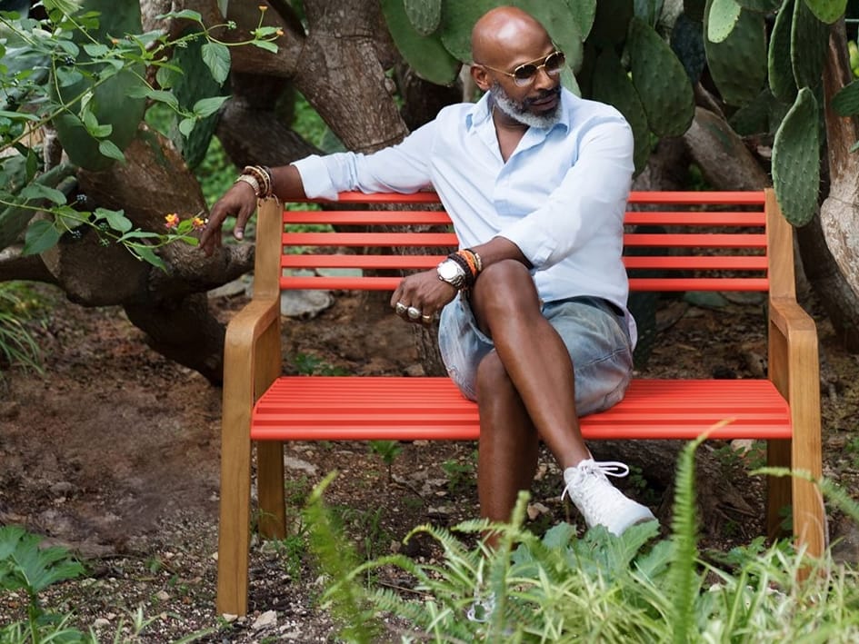 Садовая скамейка с подлокотниками и спинкой Fermob Somerset ARCH-00039219 - Вид №3