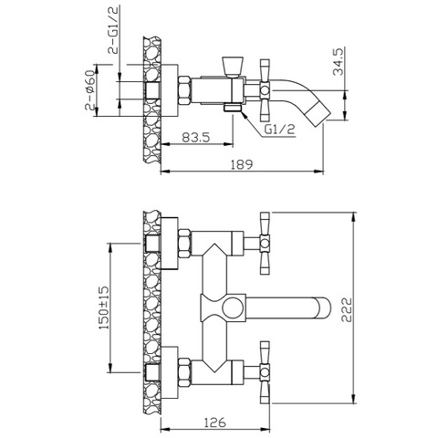 Orange Mia M34-933b Душевая система Черный матовый sun-id-1516783 - Вид №6