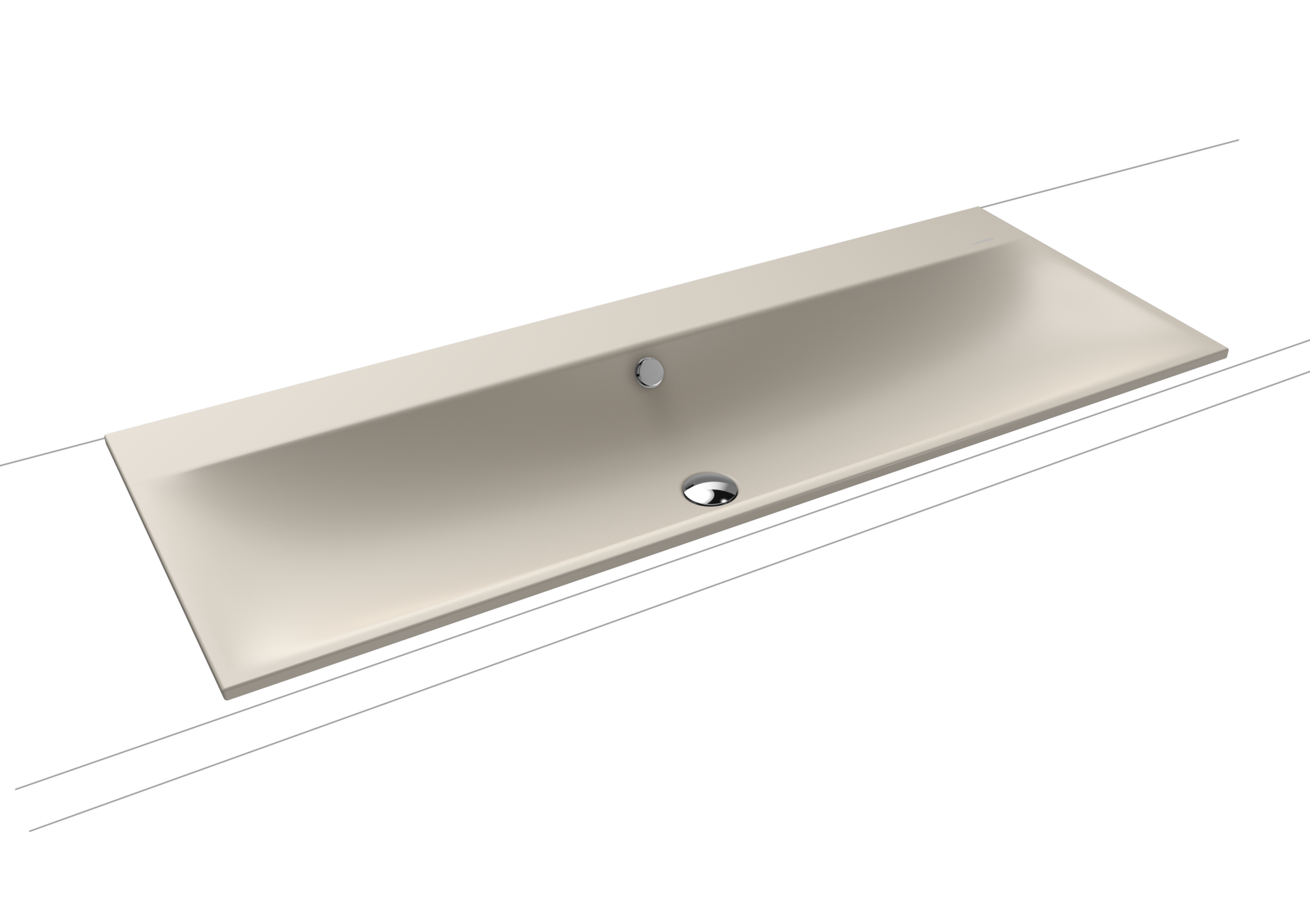 Умывальник KALDEWEI Сталь эмалированная 3039 445 теплый серый 10 30393319445