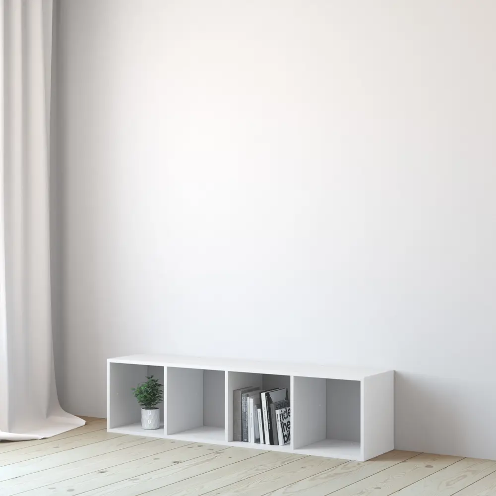 Стеллаж SPACEO KUB 4К, 36х139х31,7 см, цвет белый STLM-2092928 - Вид №5