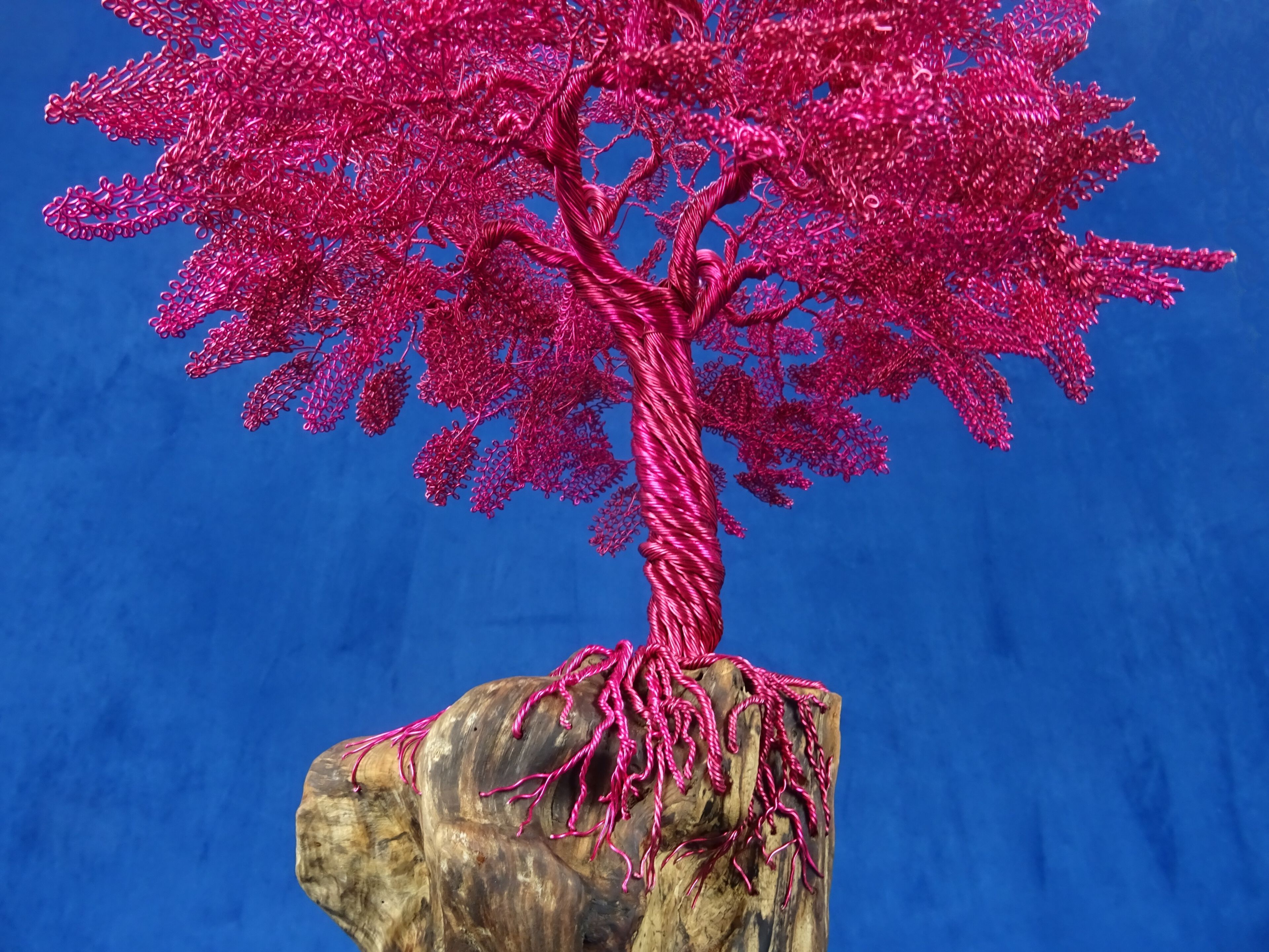 Скульптура из алюминия и оливкового дерева Mosche Bianche Zen Bonsai ARCH-00068954 - Вид №2