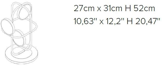 Natuzzi Настольная лампа из металла Circle sun-id-1348686 - Вид №3