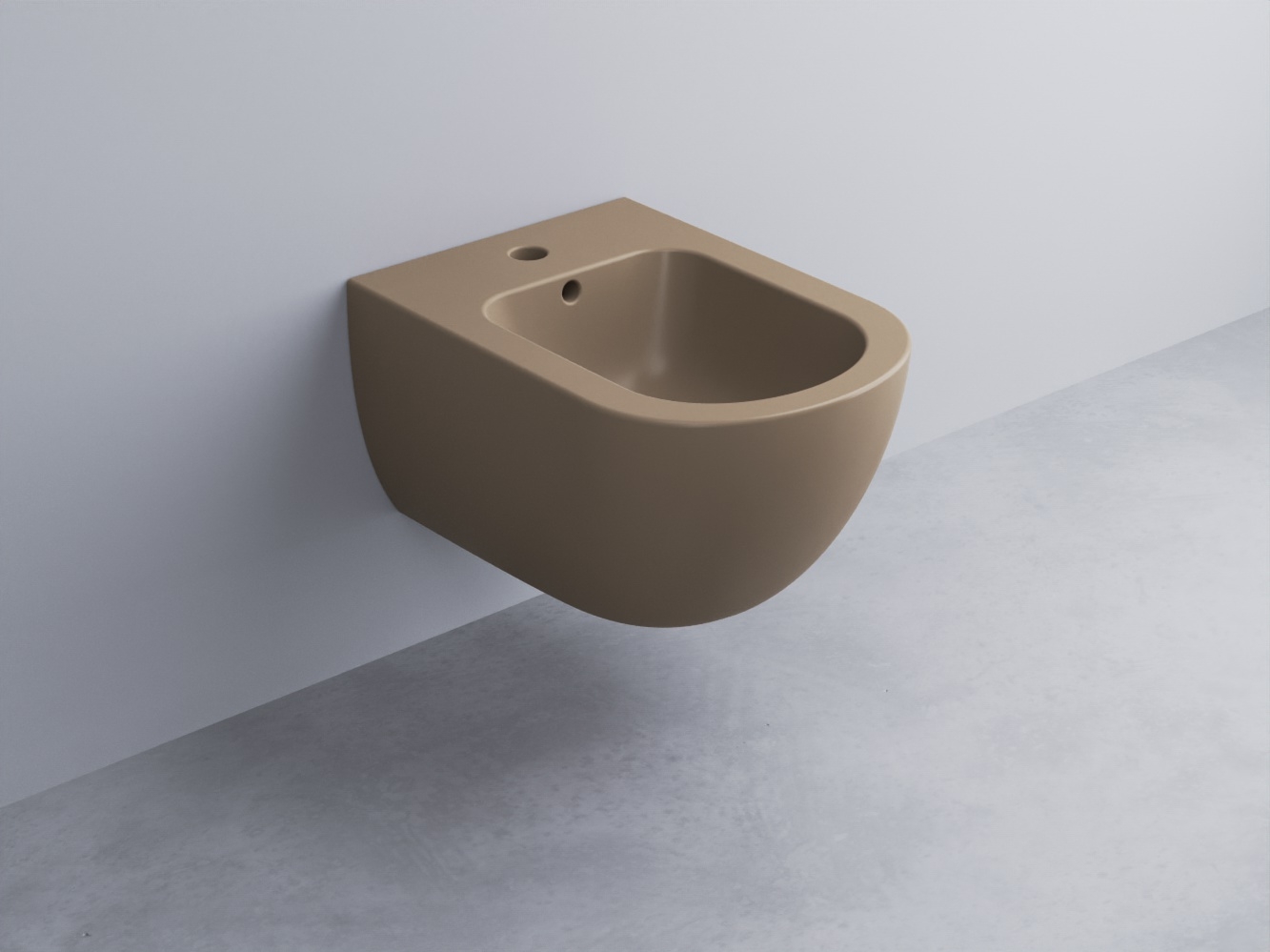 EJBSR-AN Биде подвесное с одним отверстием под смеситель, в комплекте с крепежами Enjoy Mini 48 cielo Enjoy + Amedeo Ceramica Cielo