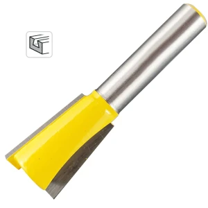 Фреза по дереву пазовая ласточкин хвост 553380 15.8x22 мм хвостовик 8 мм