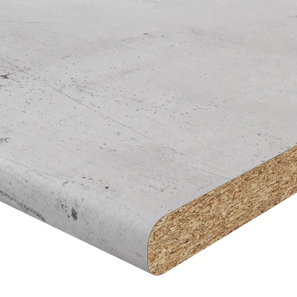 Столешница KONSENSA Фристайл 60x120x2.5 см ДСП цвет серый 89452027 STLM-2161289 ДСП Прямой угол - Вид №2