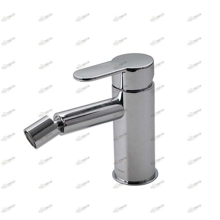 Смеситель для биде, однорычажный, с керамическим картриджем Ø35 мм, шланги 3/8 мм, 400 мм  Tono NOKEN 100184729  CHROME 